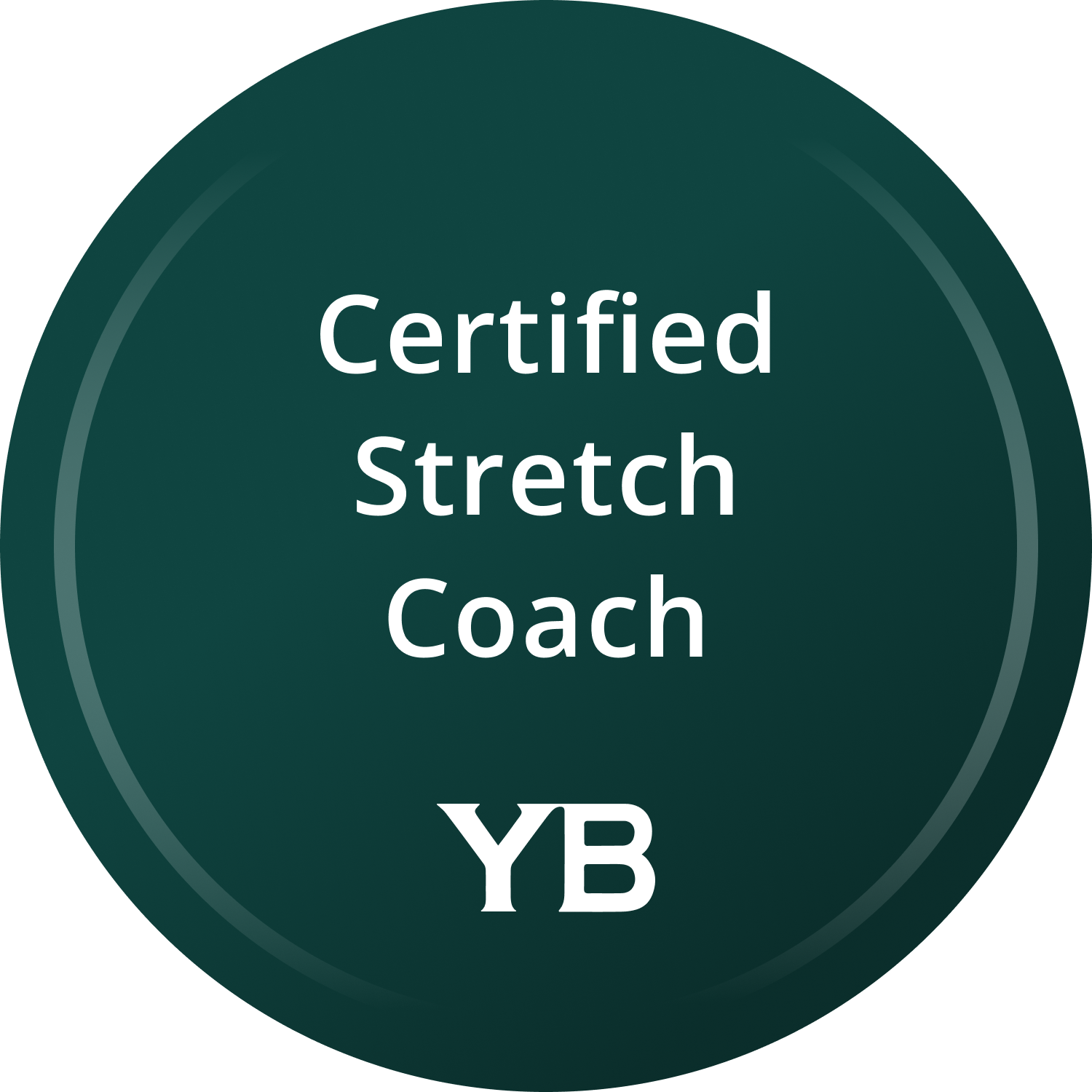 YOGABODY certified Stretching Coach badge